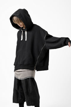画像をギャラリービューアに読み込む, FACETASM ZIPPER SWEAT HOODIE (BLACK)