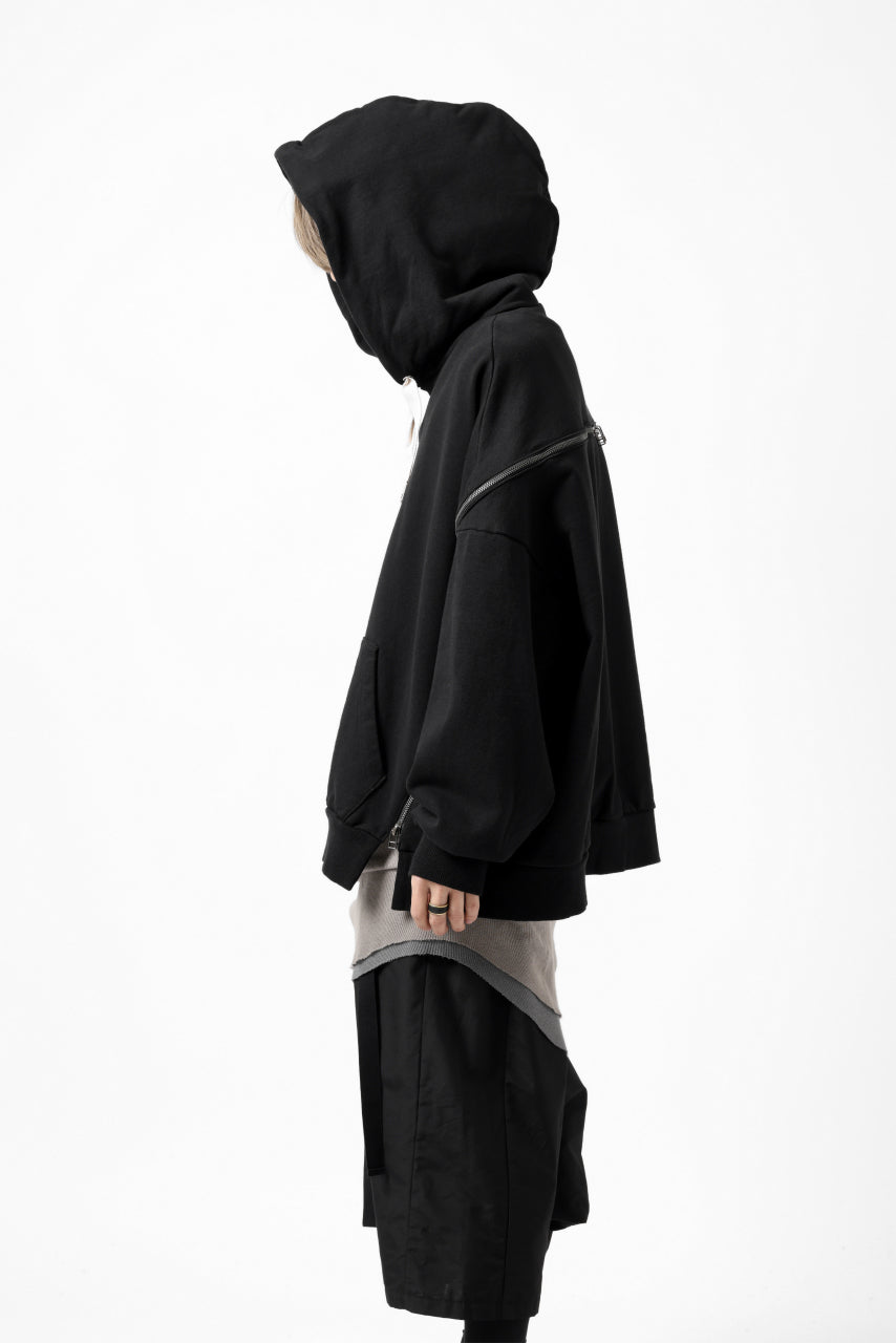 画像をギャラリービューアに読み込む, FACETASM ZIPPER SWEAT HOODIE (BLACK)