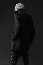 Load image into Gallery viewer, BORIS BIDJAN SABERI HIGH NECK SHORT COAT "COAT 1. SHORT-FIF10008" (BLACK)
