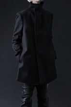Load image into Gallery viewer, BORIS BIDJAN SABERI HIGH NECK SHORT COAT "COAT 1. SHORT-FIF10008" (BLACK)