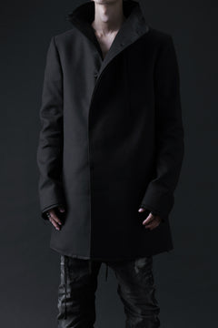 Load image into Gallery viewer, BORIS BIDJAN SABERI HIGH NECK SHORT COAT "COAT 1. SHORT-FIF10008" (BLACK)