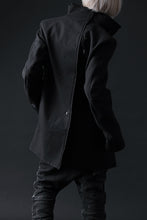 画像をギャラリービューアに読み込む, BORIS BIDJAN SABERI HIGH NECK SHORT COAT &quot;COAT 1. SHORT-FIF10008&quot; (BLACK)