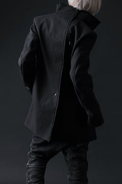 Load image into Gallery viewer, BORIS BIDJAN SABERI HIGH NECK SHORT COAT "COAT 1. SHORT-FIF10008" (BLACK)