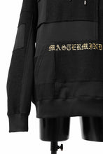 Load image into Gallery viewer, mastermind JAPAN SWEAT HOODIE / SWITCH PATCHWORK (BLACK)