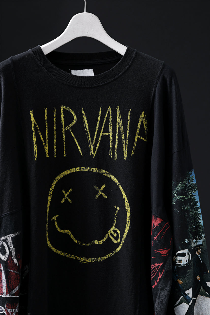 画像をギャラリービューアに読み込む, CHANGES VINTAGE REMAKE QUINTET PANEL LONG SLEEVE TEE (MULTI #M-NR6)