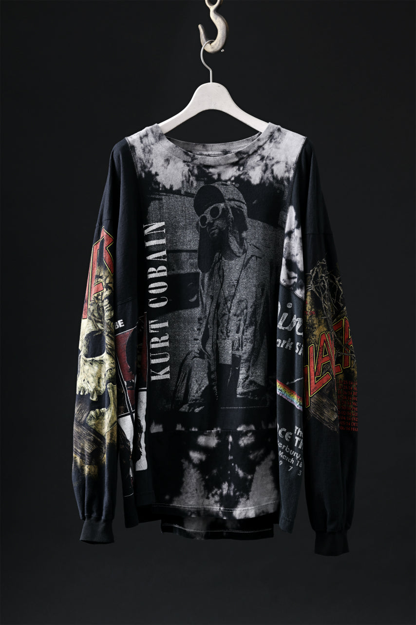 画像をギャラリービューアに読み込む, CHANGES VINTAGE REMAKE QUINTET PANEL LONG SLEEVE TEE (MULTI #O-NR8)