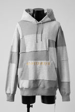 画像をギャラリービューアに読み込む, mastermind JAPAN SWEAT HOODIE / SWITCH PATCHWORK (TOP GRAY)