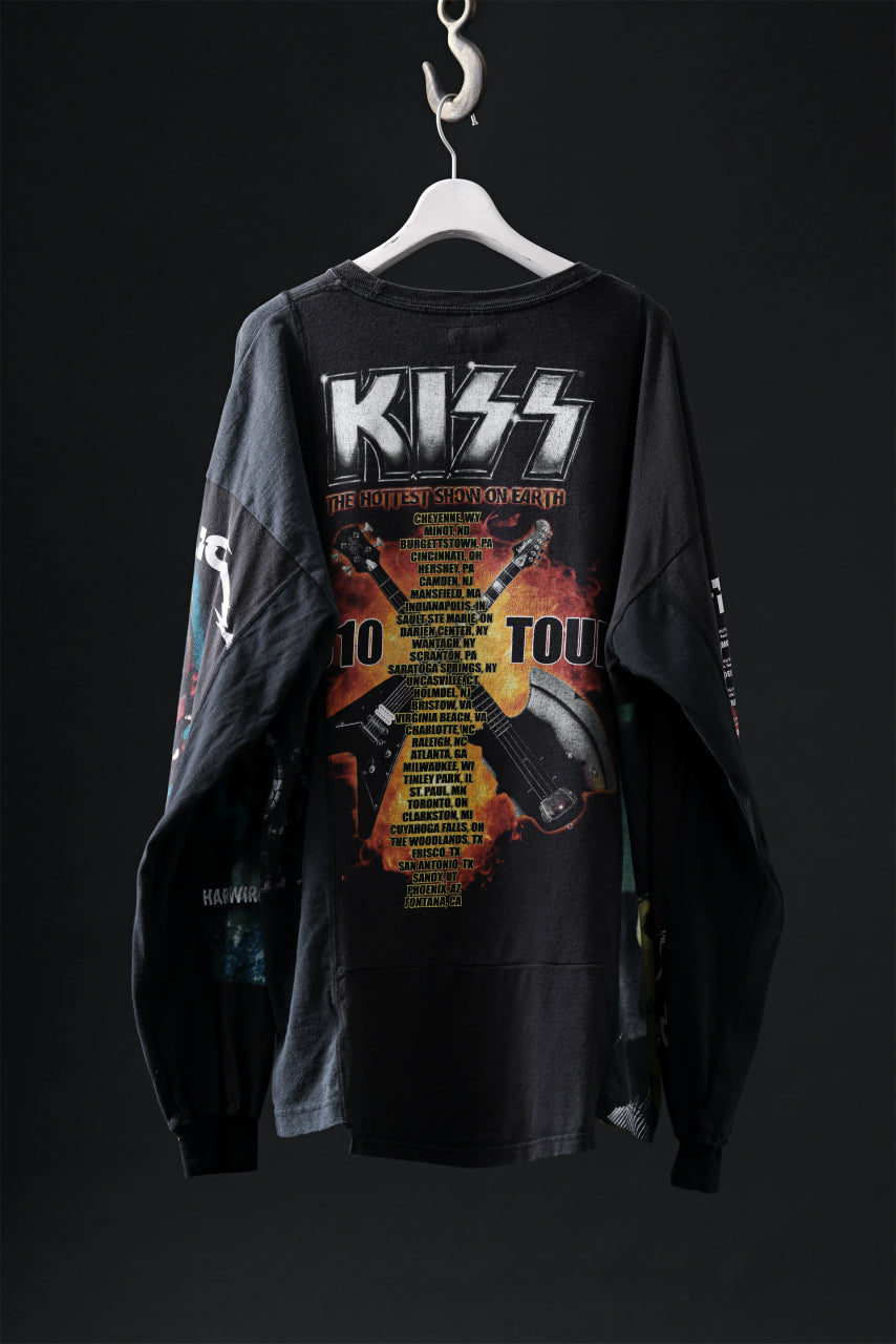 画像をギャラリービューアに読み込む, CHANGES VINTAGE REMAKE QUINTET PANEL LONG SLEEVE TEE (MULTI #P-KS)