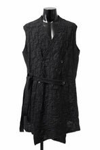 画像をギャラリービューアに読み込む, SOSNOVSKA CHECKER FRONT VEST (CHECK x BLACK)