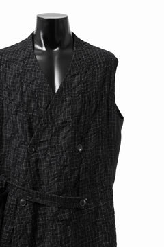 画像をギャラリービューアに読み込む, SOSNOVSKA CHECKER FRONT VEST (CHECK x BLACK)