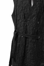 画像をギャラリービューアに読み込む, SOSNOVSKA CHECKER FRONT VEST (CHECK x BLACK)