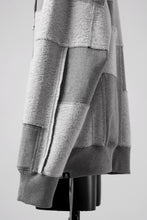 画像をギャラリービューアに読み込む, mastermind JAPAN SWEAT HOODIE / SWITCH PATCHWORK (TOP GRAY)