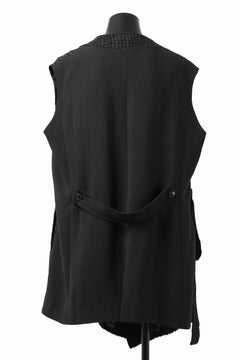 画像をギャラリービューアに読み込む, SOSNOVSKA CHECKER FRONT VEST (CHECK x BLACK)