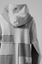 画像をギャラリービューアに読み込む, mastermind JAPAN SWEAT HOODIE / SWITCH PATCHWORK (TOP GRAY)