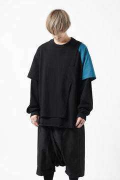 画像をギャラリービューアに読み込む, FACETASM CRAZY LAYERED LS TEE (BLACK)