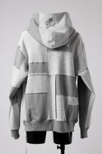 画像をギャラリービューアに読み込む, mastermind JAPAN SWEAT HOODIE / SWITCH PATCHWORK (TOP GRAY)