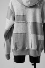 画像をギャラリービューアに読み込む, mastermind JAPAN SWEAT HOODIE / SWITCH PATCHWORK (TOP GRAY)