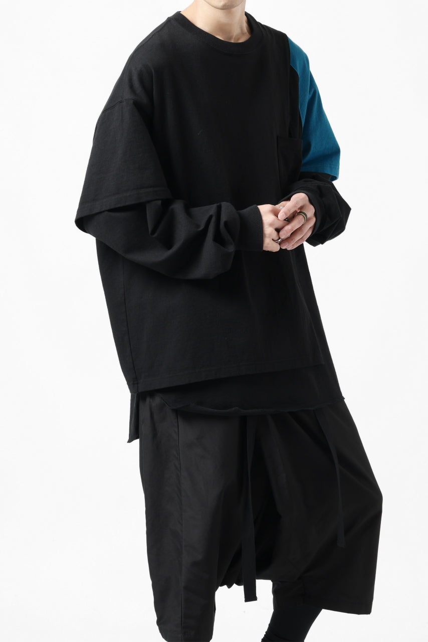 画像をギャラリービューアに読み込む, FACETASM CRAZY LAYERED LS TEE (BLACK)