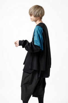 画像をギャラリービューアに読み込む, FACETASM CRAZY LAYERED LS TEE (BLACK)