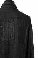 画像をギャラリービューアに読み込む, SOSNOVSKA SAGGING FRONT SHIRT (BLACK)