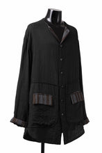 画像をギャラリービューアに読み込む, SOSNOVSKA CRAWLED OUT LINING BLAZER (BLACK)