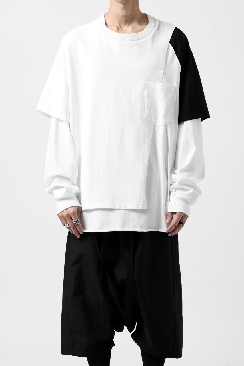 画像をギャラリービューアに読み込む, FACETASM CRAZY LAYERED LS TEE (WHITE)