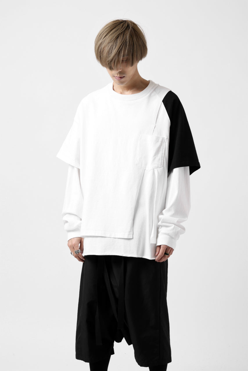 画像をギャラリービューアに読み込む, FACETASM CRAZY LAYERED LS TEE (WHITE)