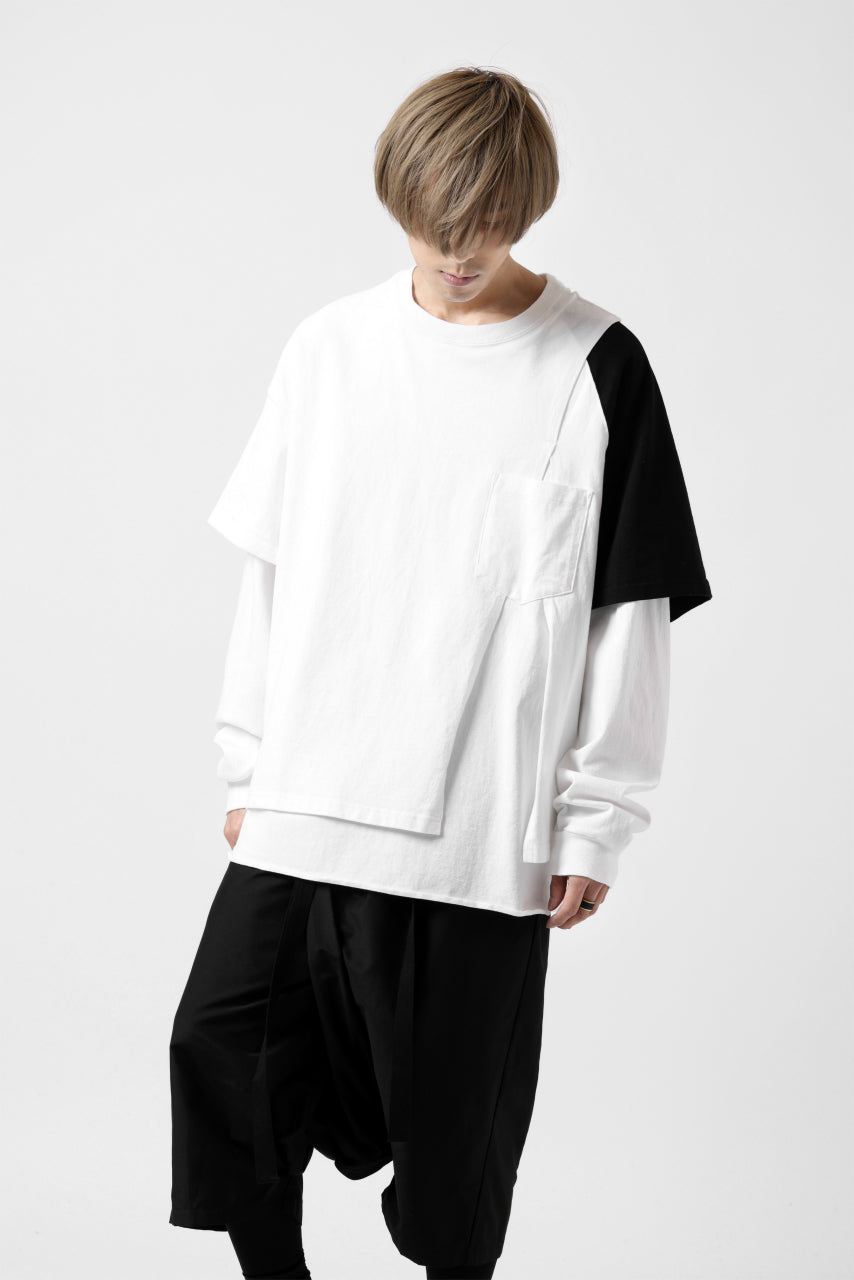 画像をギャラリービューアに読み込む, FACETASM CRAZY LAYERED LS TEE (WHITE)