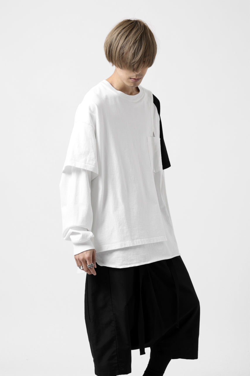 画像をギャラリービューアに読み込む, FACETASM CRAZY LAYERED LS TEE (WHITE)