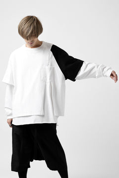 画像をギャラリービューアに読み込む, FACETASM CRAZY LAYERED LS TEE (WHITE)