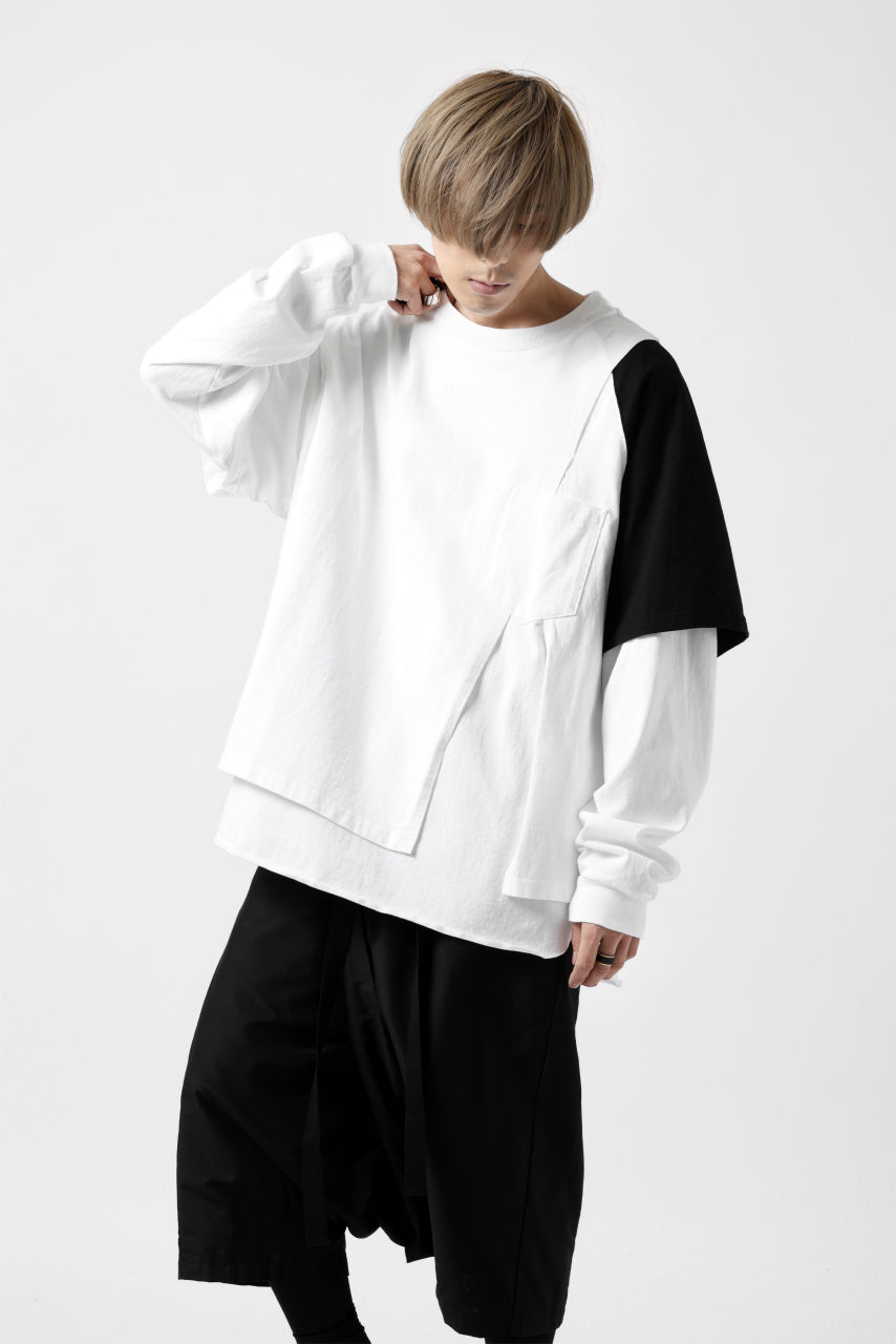 画像をギャラリービューアに読み込む, FACETASM CRAZY LAYERED LS TEE (WHITE)