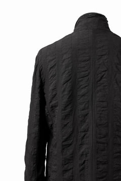 画像をギャラリービューアに読み込む, SOSNOVSKA SQUEEZED STRIPE JACKET (BLACK)