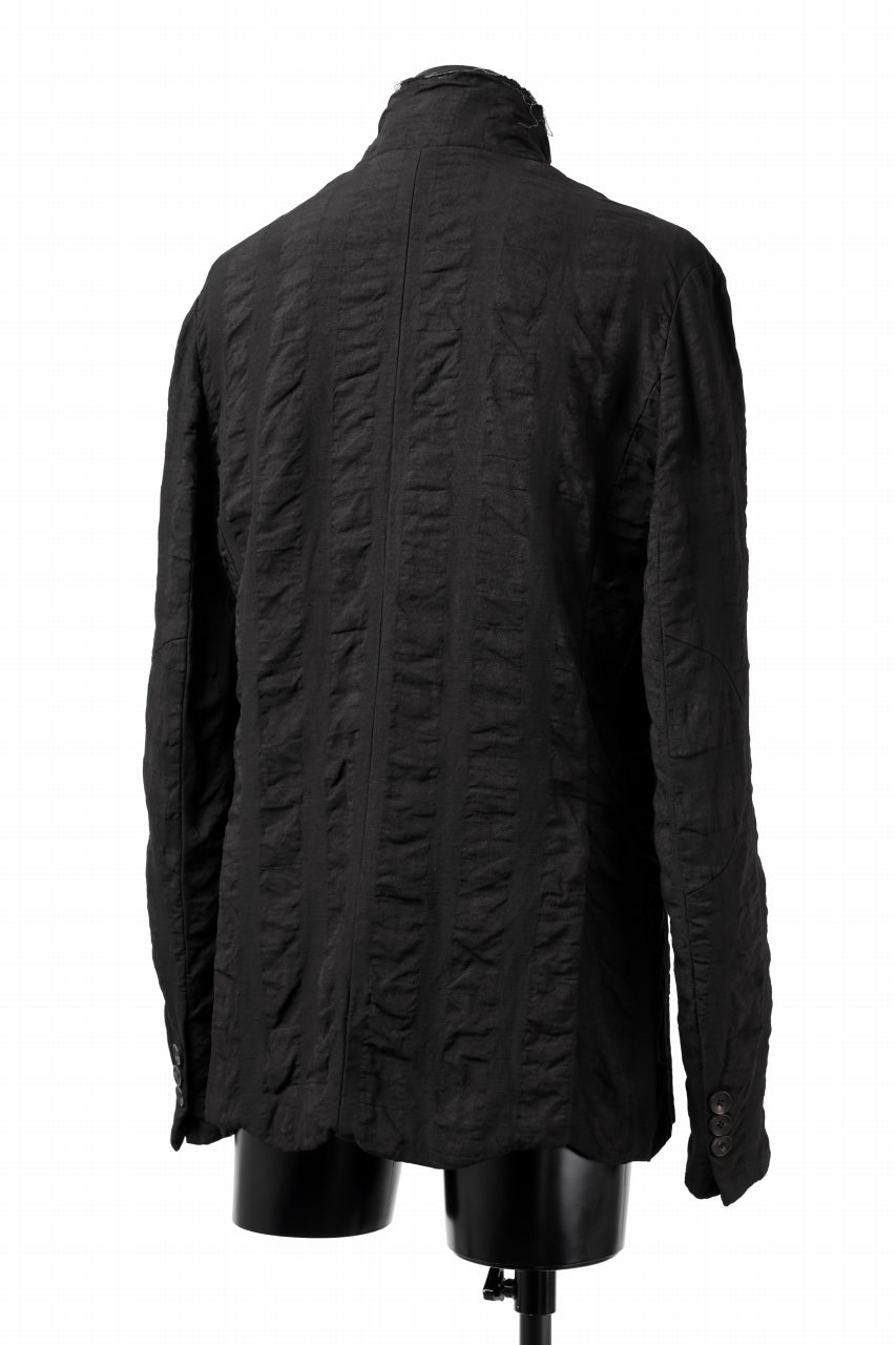 画像をギャラリービューアに読み込む, SOSNOVSKA SQUEEZED STRIPE JACKET (BLACK)