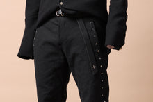 画像をギャラリービューアに読み込む, m.a+ 3 pocket silver cross studds tight pants / P1CM/S/CM4 (BLACK)