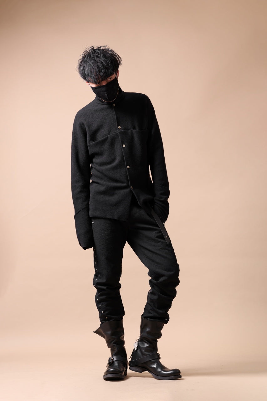 画像をギャラリービューアに読み込む, m.a+ 3 pocket silver cross studds tight pants / P1CM/S/CM4 (BLACK)