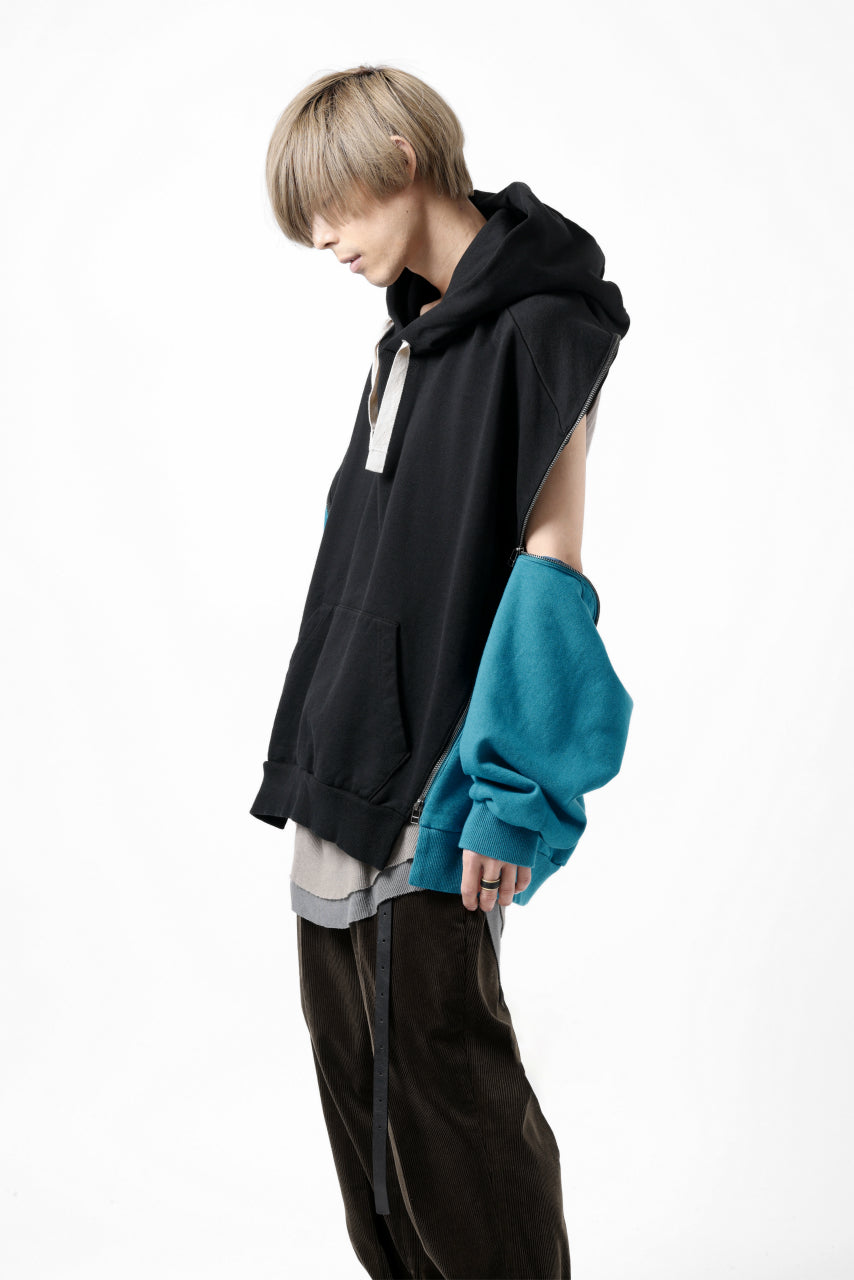 画像をギャラリービューアに読み込む, FACETASM ZIPPER SWEAT HOODIE (BLACK)