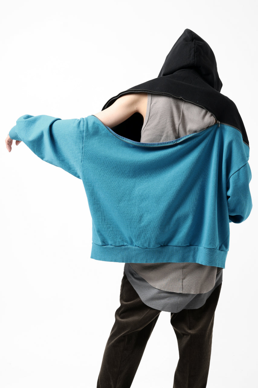 画像をギャラリービューアに読み込む, FACETASM ZIPPER SWEAT HOODIE (BLACK)