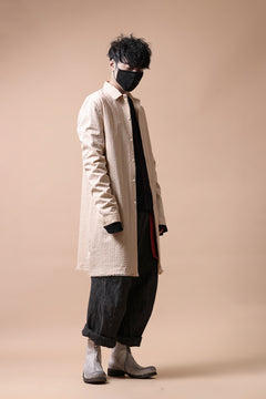 画像をギャラリービューアに読み込む, m.a+ medium fit long shirt / H222L/CSST1 (NATURAL/RED/BLACK)