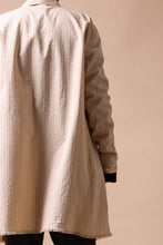 画像をギャラリービューアに読み込む, m.a+ medium fit long shirt / H222L/CSST1 (NATURAL/RED/BLACK)