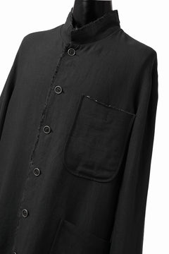 画像をギャラリービューアに読み込む, SOSNOVSKA RAW EDGES DOUBLE BLAZER (BLACK)