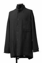 画像をギャラリービューアに読み込む, SOSNOVSKA RAW EDGES DOUBLE BLAZER (BLACK)