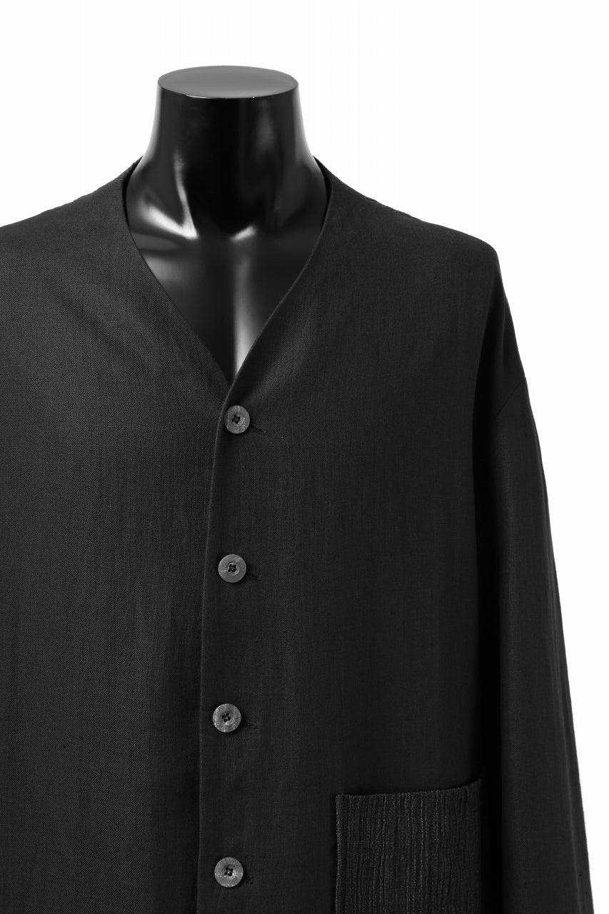 画像をギャラリービューアに読み込む, SOSNOVSKA STRUCTUAL INTERCALATION BLAZER (BLACK)