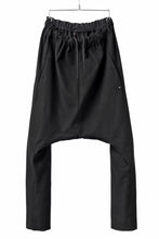 Load image into Gallery viewer, m.a+ 2 vertical pocket elastic waist sarouel / PU521/CE6 (BLACK)
