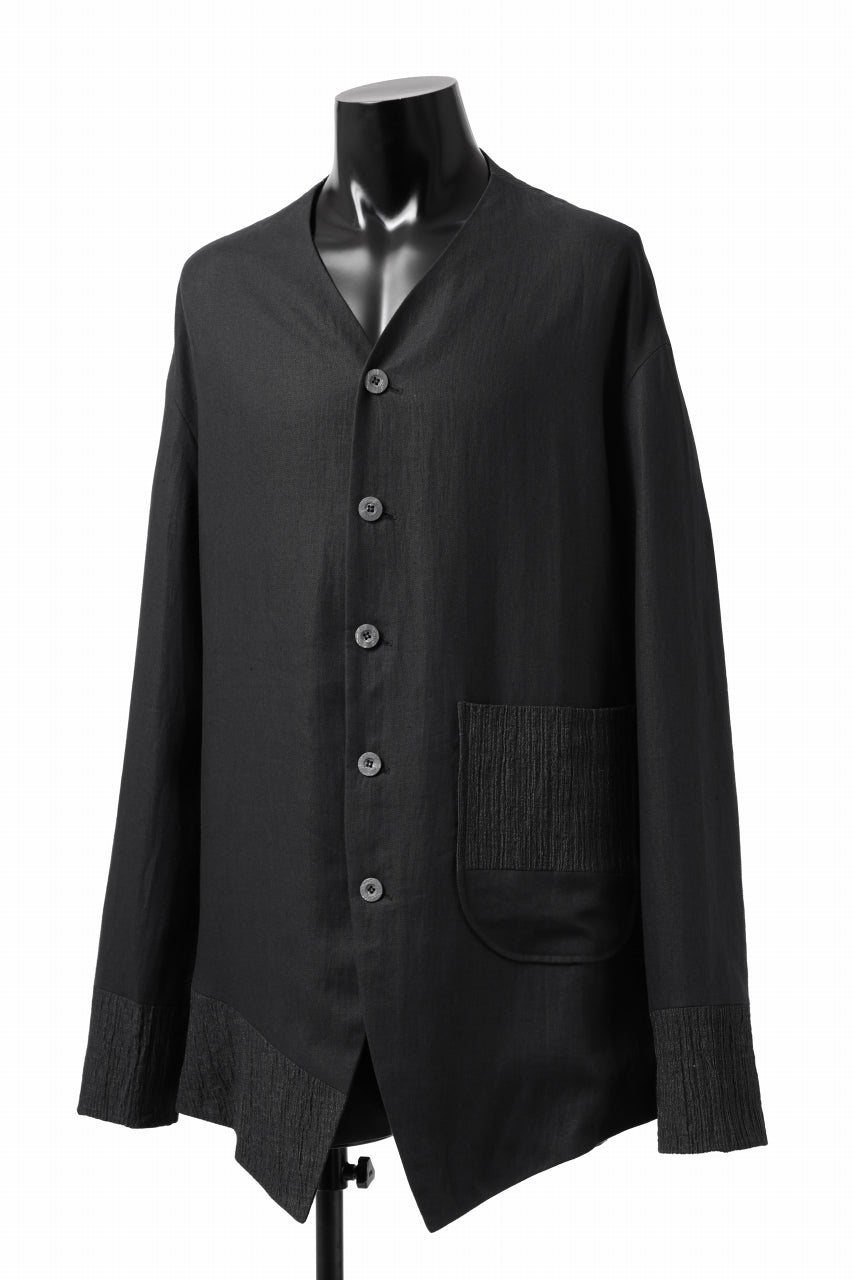 画像をギャラリービューアに読み込む, SOSNOVSKA STRUCTUAL INTERCALATION BLAZER (BLACK)