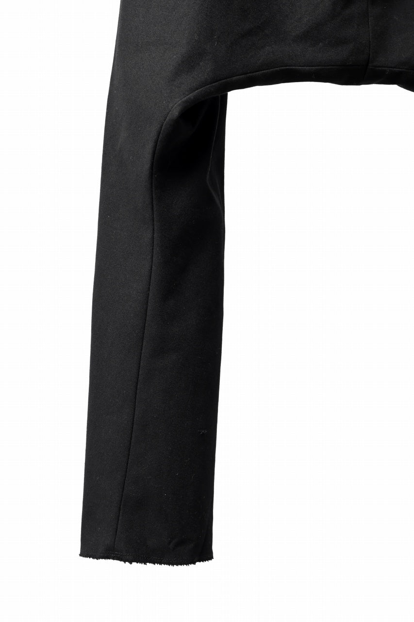 Load image into Gallery viewer, m.a+ 2 vertical pocket elastic waist sarouel / PU521/CE6 (BLACK)