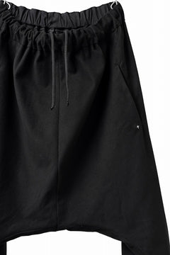 Load image into Gallery viewer, m.a+ 2 vertical pocket elastic waist sarouel / PU521/CE6 (BLACK)