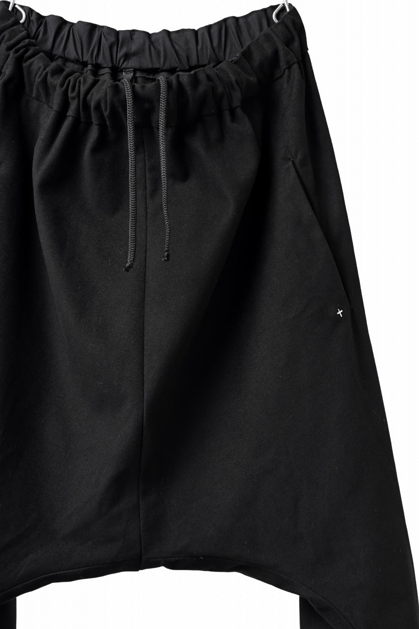Load image into Gallery viewer, m.a+ 2 vertical pocket elastic waist sarouel / PU521/CE6 (BLACK)