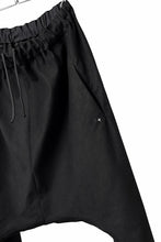 Load image into Gallery viewer, m.a+ 2 vertical pocket elastic waist sarouel / PU521/CE6 (BLACK)