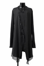 画像をギャラリービューアに読み込む, SOSNOVSKA RAW LAYERING TUNIC (BLACK)