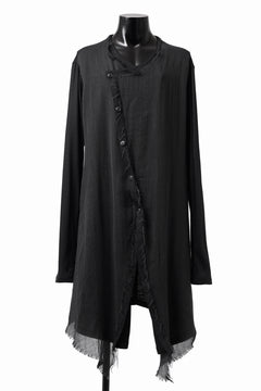 画像をギャラリービューアに読み込む, SOSNOVSKA RAW LAYERING TUNIC (BLACK)